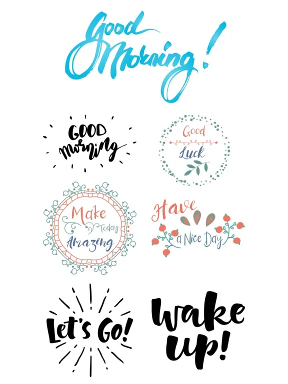 تصاویر Good Morning Stickers Pack App iPad 