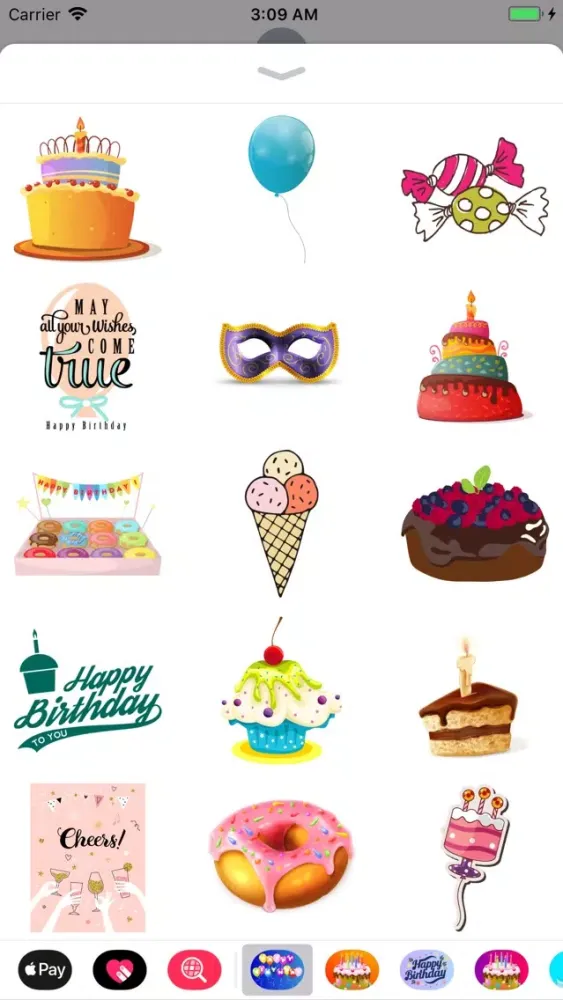 Capturas de pantalla de Greetings for Happy Birthday