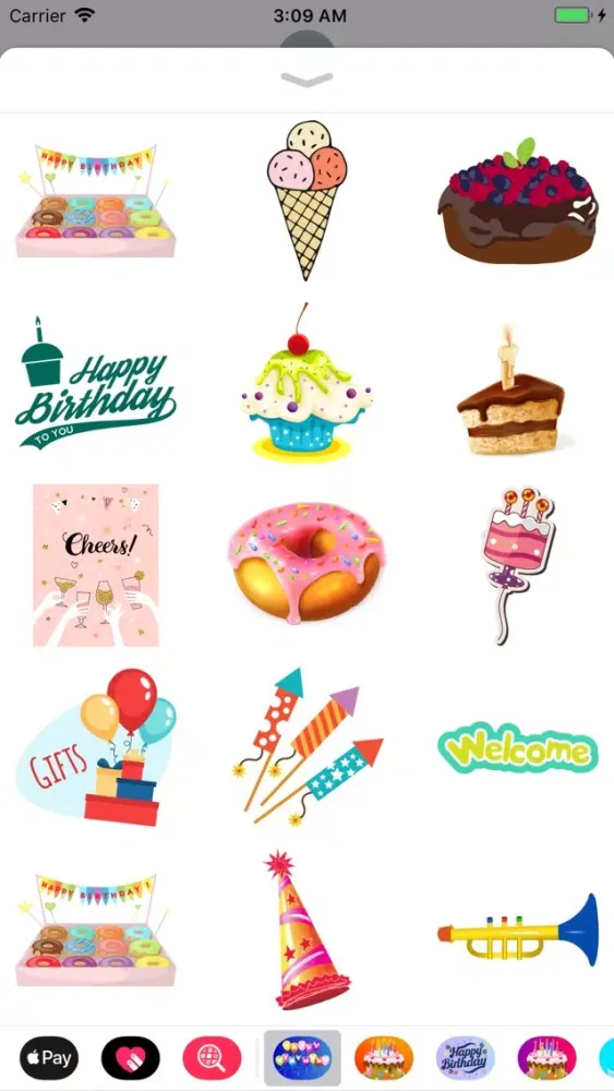 Capturas de pantalla de Greetings for Happy Birthday