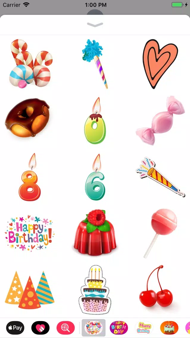 Happy Birthday Cards Emoji App應用截圖