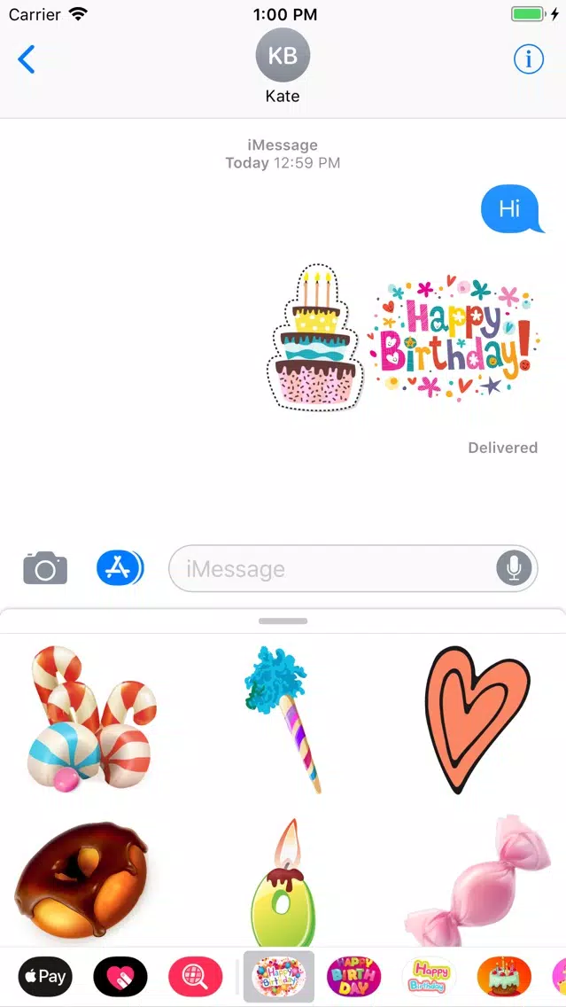Happy Birthday Cards Emoji App應用截圖