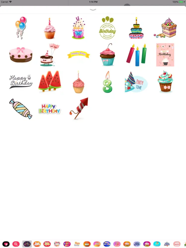 Happy Birthday Cakes & Wish IM iPad  스크린샷