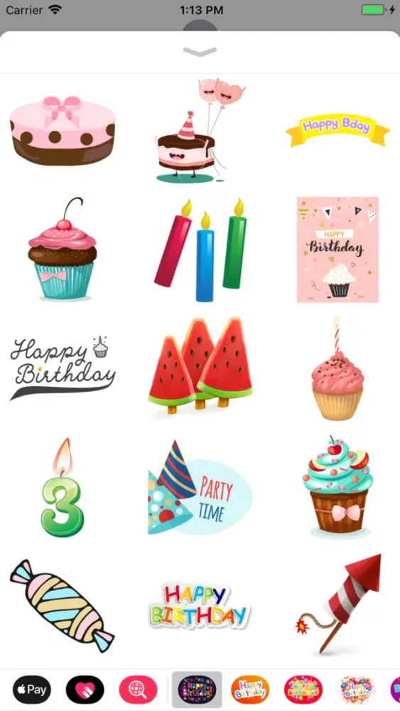 Happy Birthday Cakes & Wish IM 스크린샷