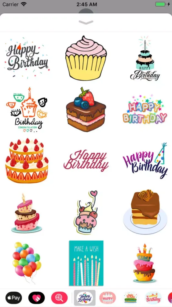 Birthday Cards & Wish Stickers Screenshots