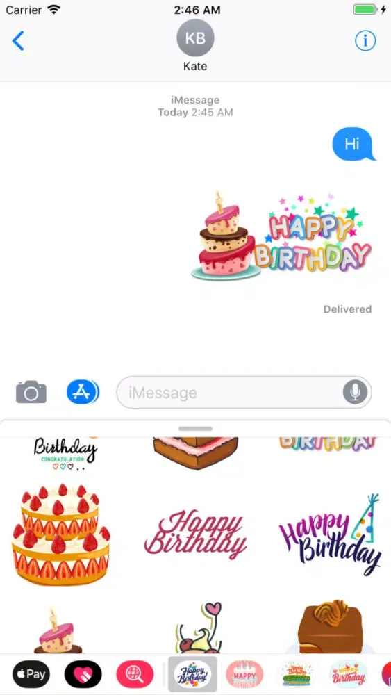 Birthday Cards & Wish Stickers Screenshots
