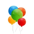 Colorful Balloons Text Sticker Colorful Balloons Text Sticker