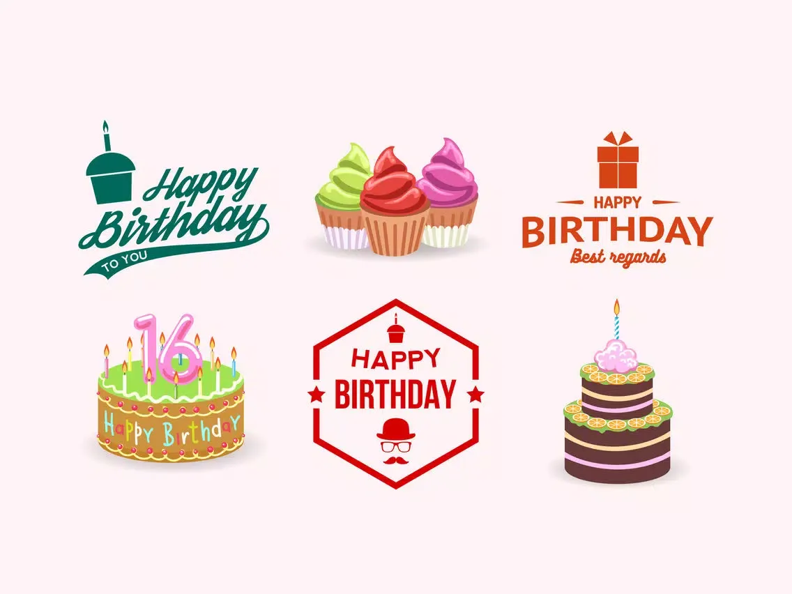 Birthday iMessage Sticker App iPad  Ekran Görüntüleri