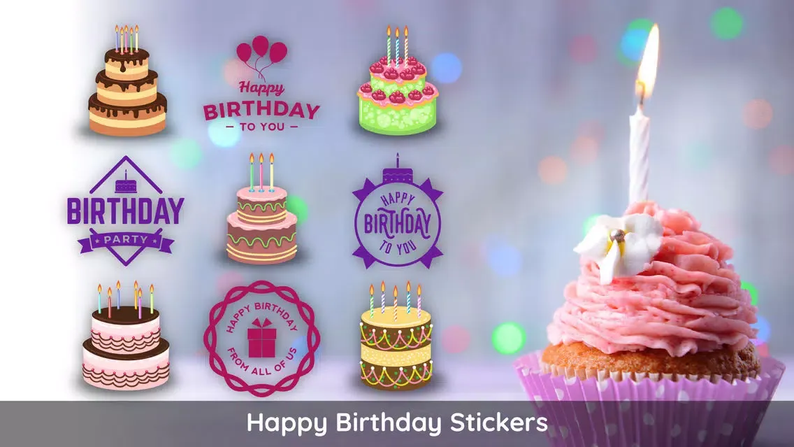 Birthday iMessage Sticker App Ekran Görüntüleri