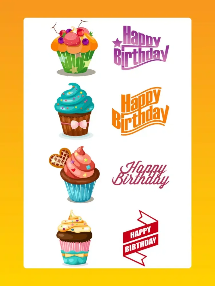 Zrzuty ekranu Best Happy Birthday Stickers iPad 