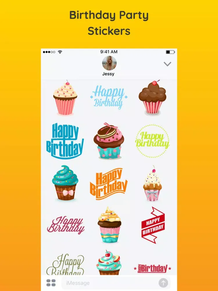 Zrzuty ekranu Best Happy Birthday Stickers iPad 