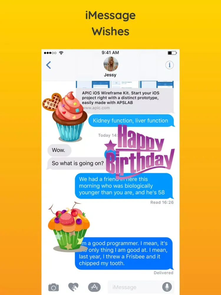Zrzuty ekranu Best Happy Birthday Stickers iPad 