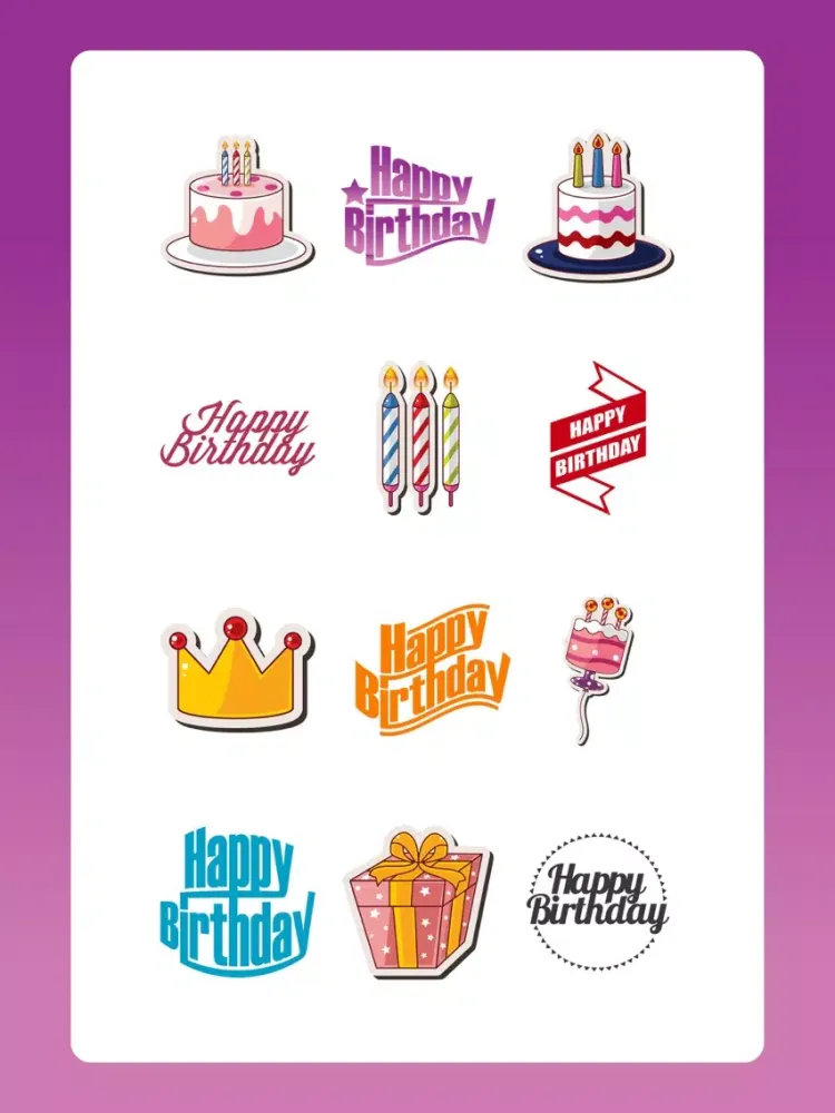Capturas de pantalla de Happy Birthday Emoji Sticker iPad 