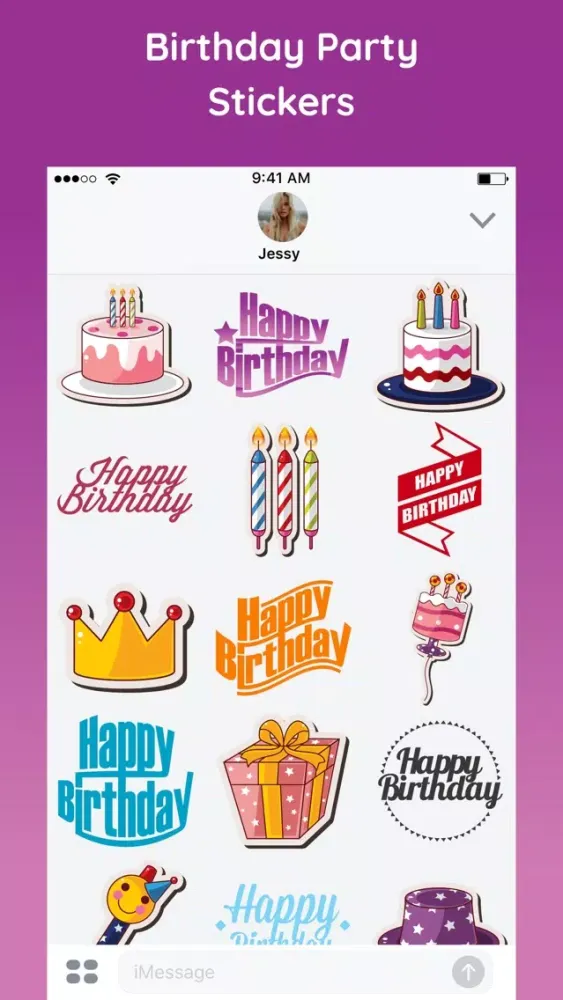 Capturas de pantalla de Happy Birthday Emoji Sticker