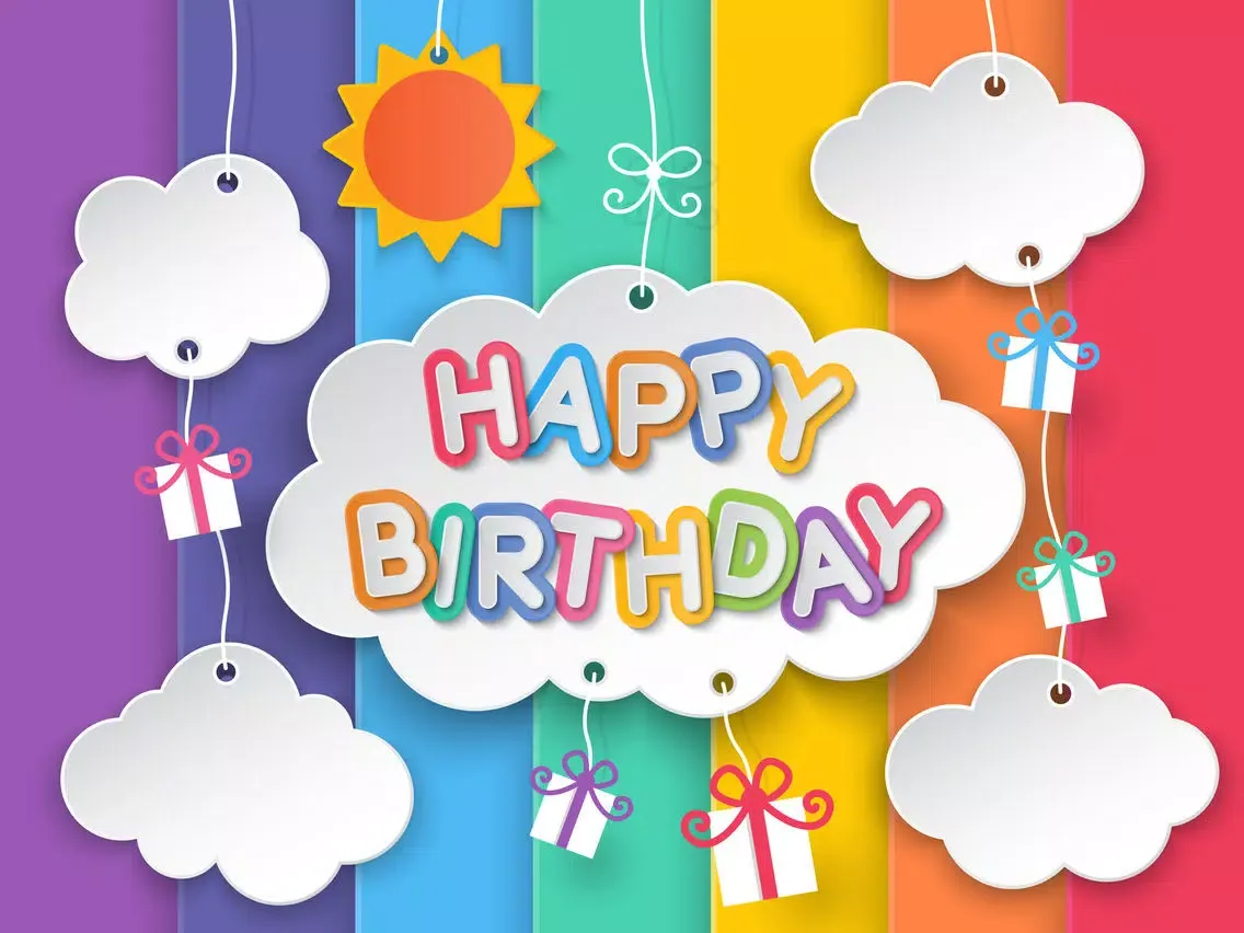 Birthday Wishes Party Stickers iPad 应用截图