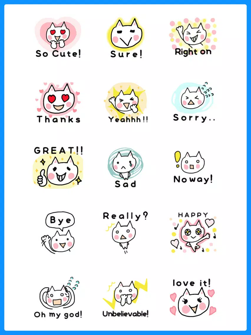170+ Cat Emojis for Texting iPad 應用截圖