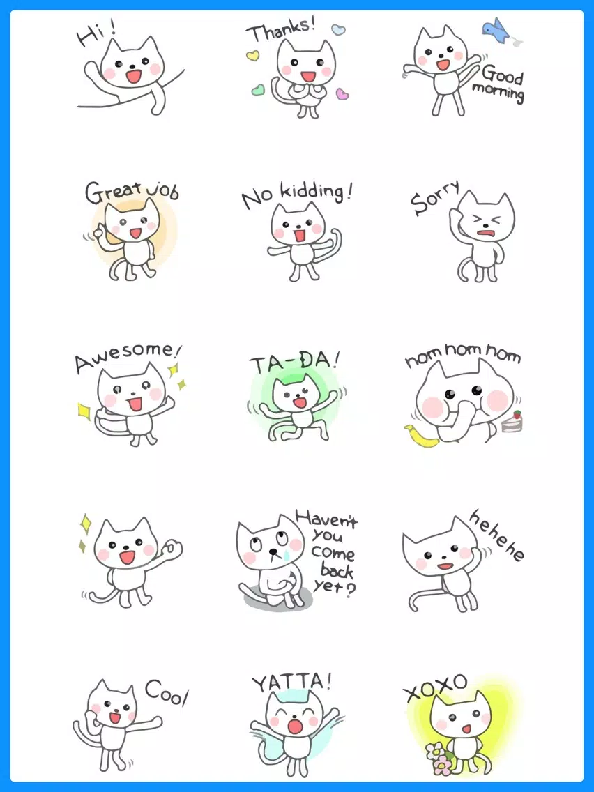 170+ Cat Emojis for Texting iPad 應用截圖
