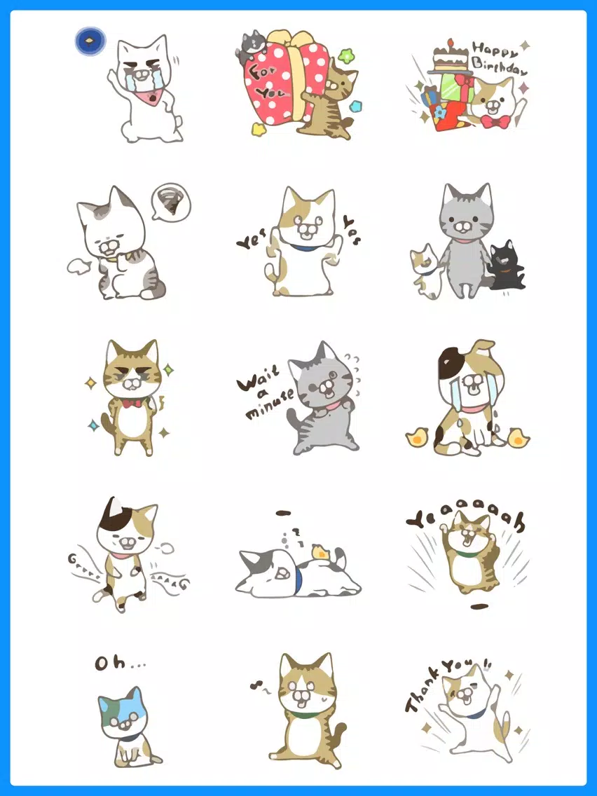 170+ Cat Emojis for Texting iPad 應用截圖