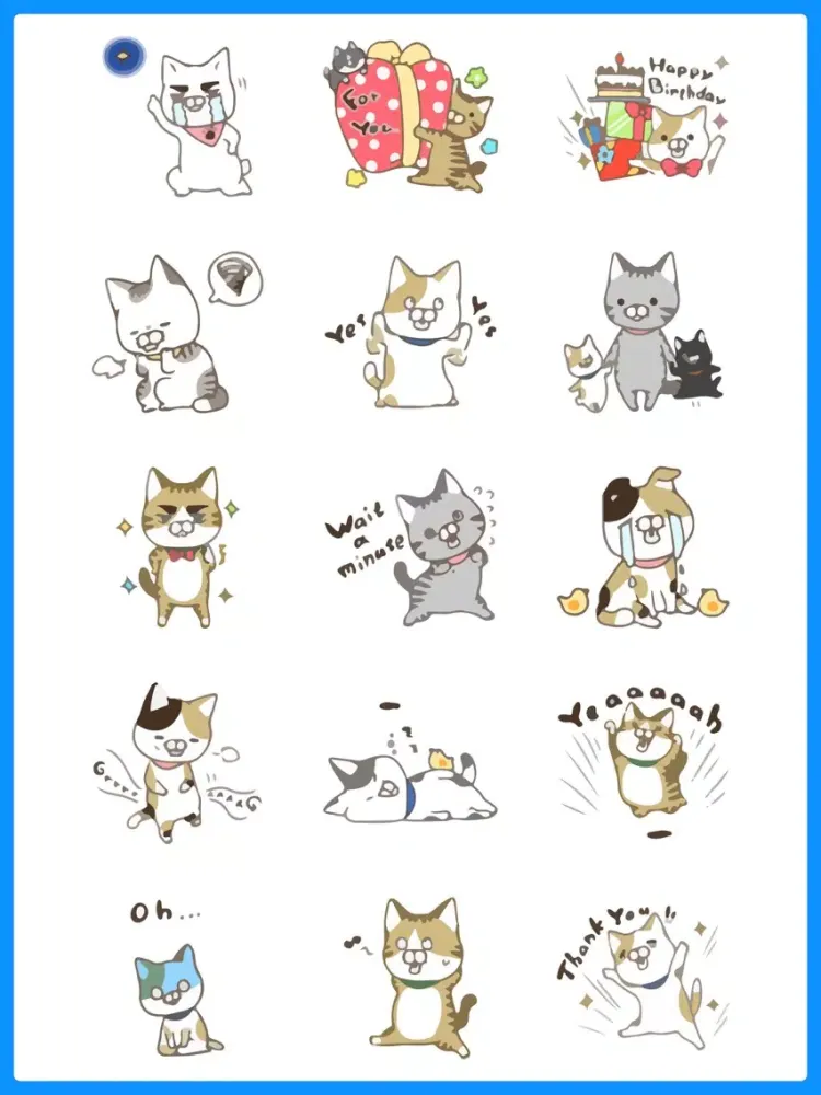 170+ Cat Emojis for Texting iPad 应用截图