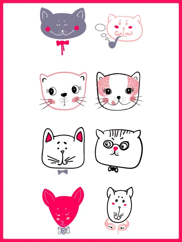 Purrrfect Cats for Texting App iPad  Screenshots