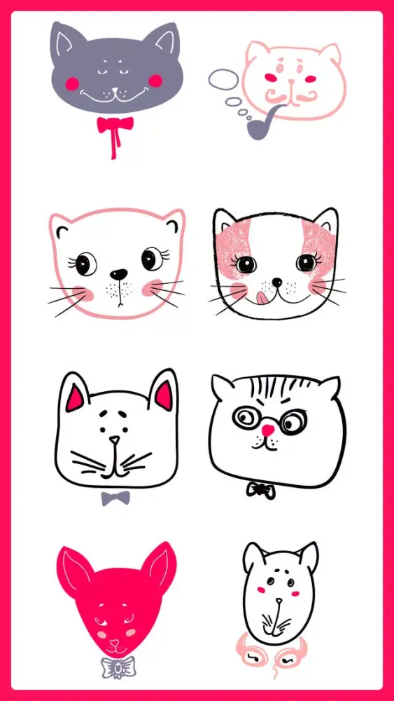 Purrrfect Cats for Texting App Screenshots