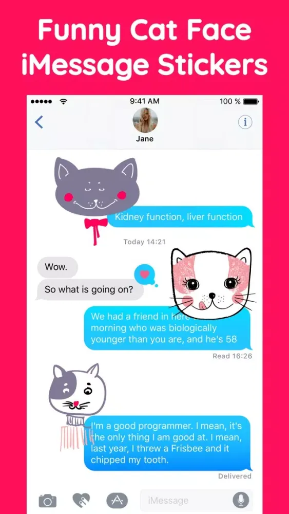 Purrrfect Cats for Texting App Screenshots