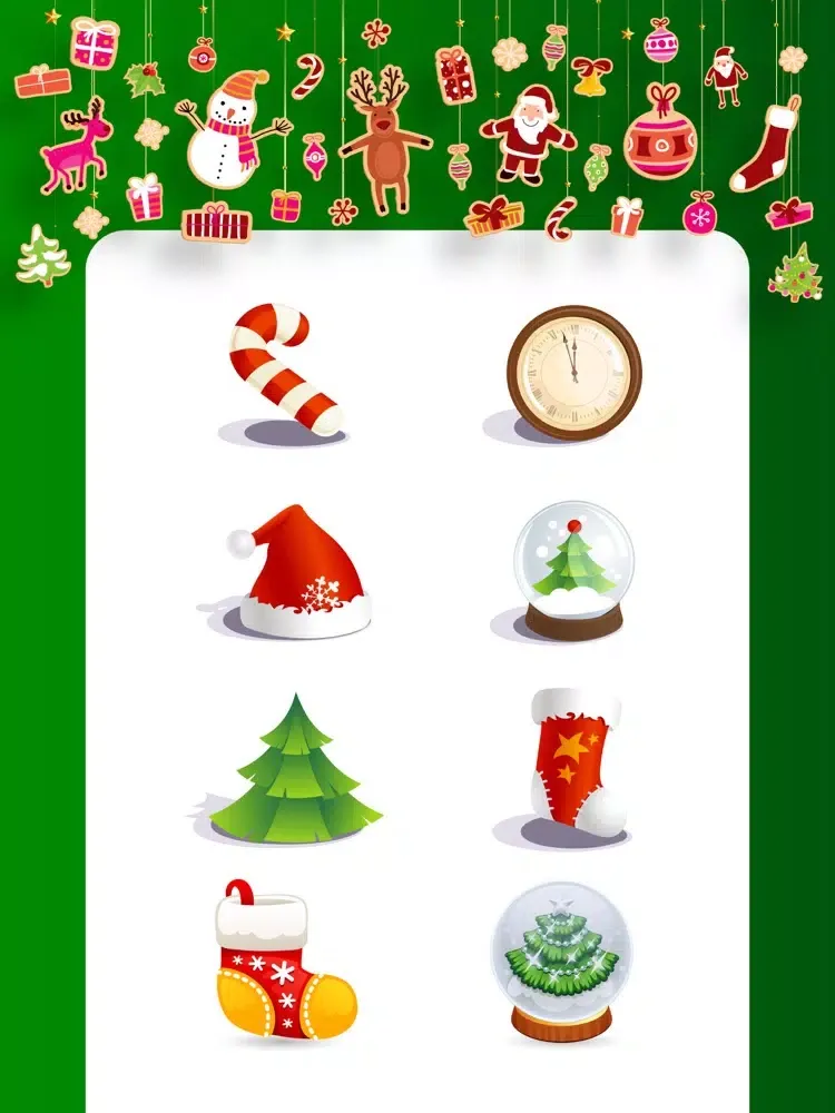 Capturas de tela do Christmas Stickers SMS Emojis iPad 