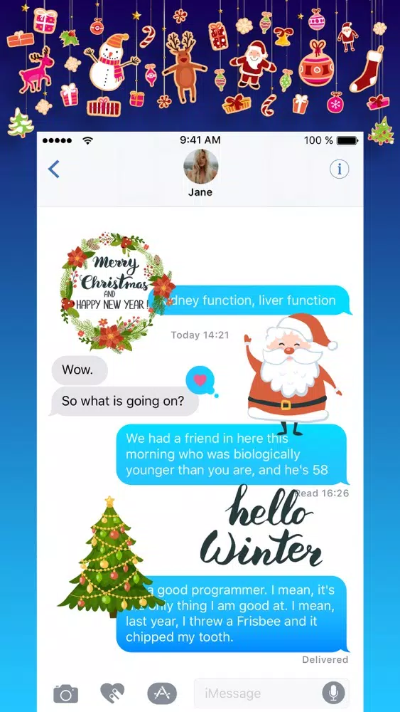 تصاویر Christmas Stickers Greets emo