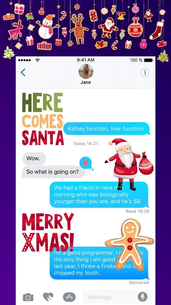 Merry Christmas Stickers! Emo स्क्रीनशॉट