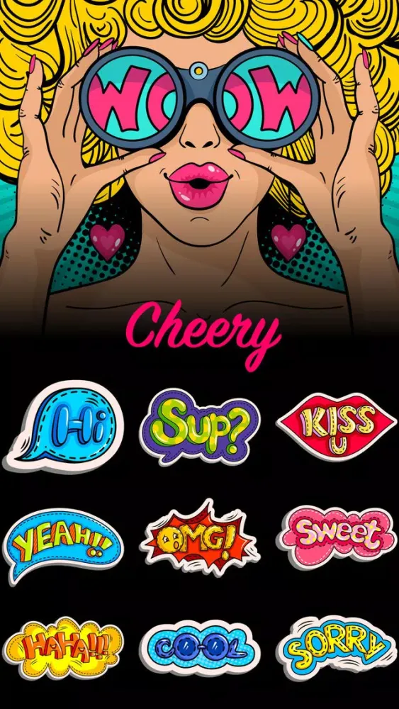 Comic & Cartoon Text Stickers Screenshots