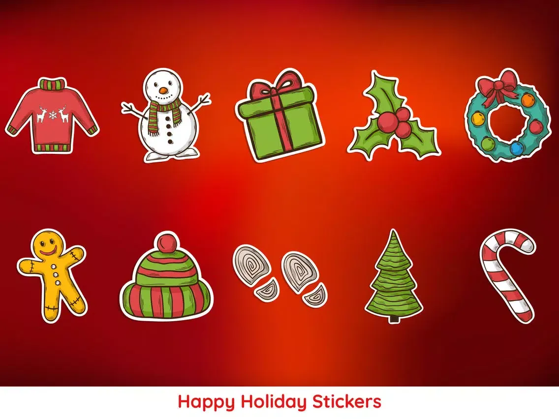 Capturas de pantalla de Merry & Bright Christmas App iPad 