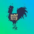 Merry Christmas Greets Sticker