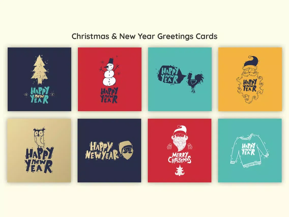 Capturas de tela do Merry Christmas Greets Sticker iPad 