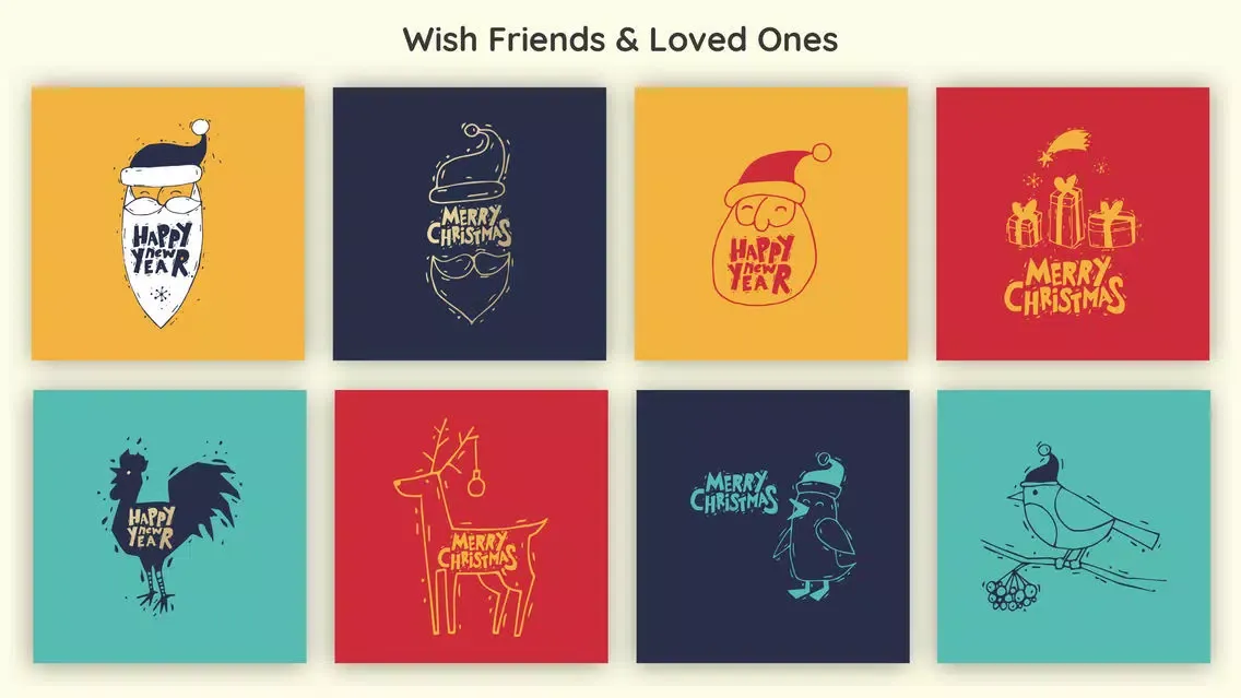 Capturas de tela do Merry Christmas Greets Sticker