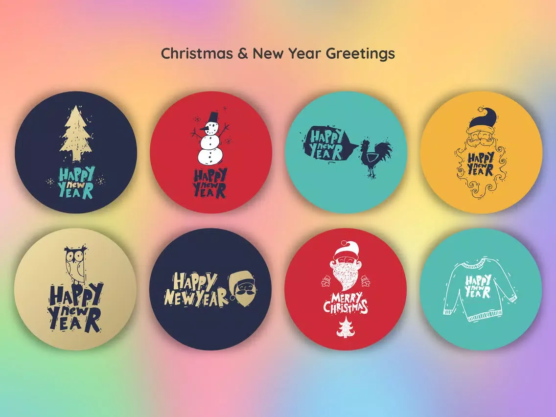 Capturas de pantalla de New Year Christmas Greetings iPad 