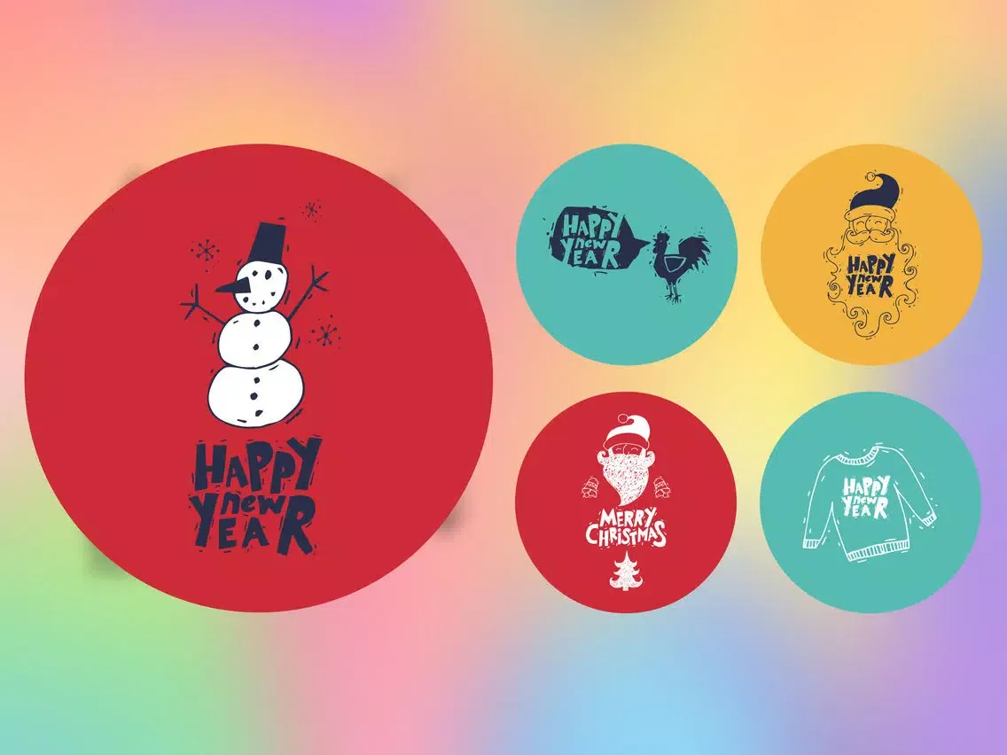 Capturas de pantalla de New Year Christmas Greetings iPad 