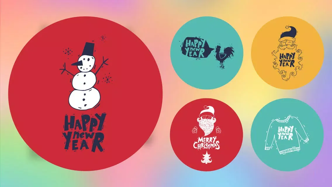 Capturas de pantalla de New Year Christmas Greetings