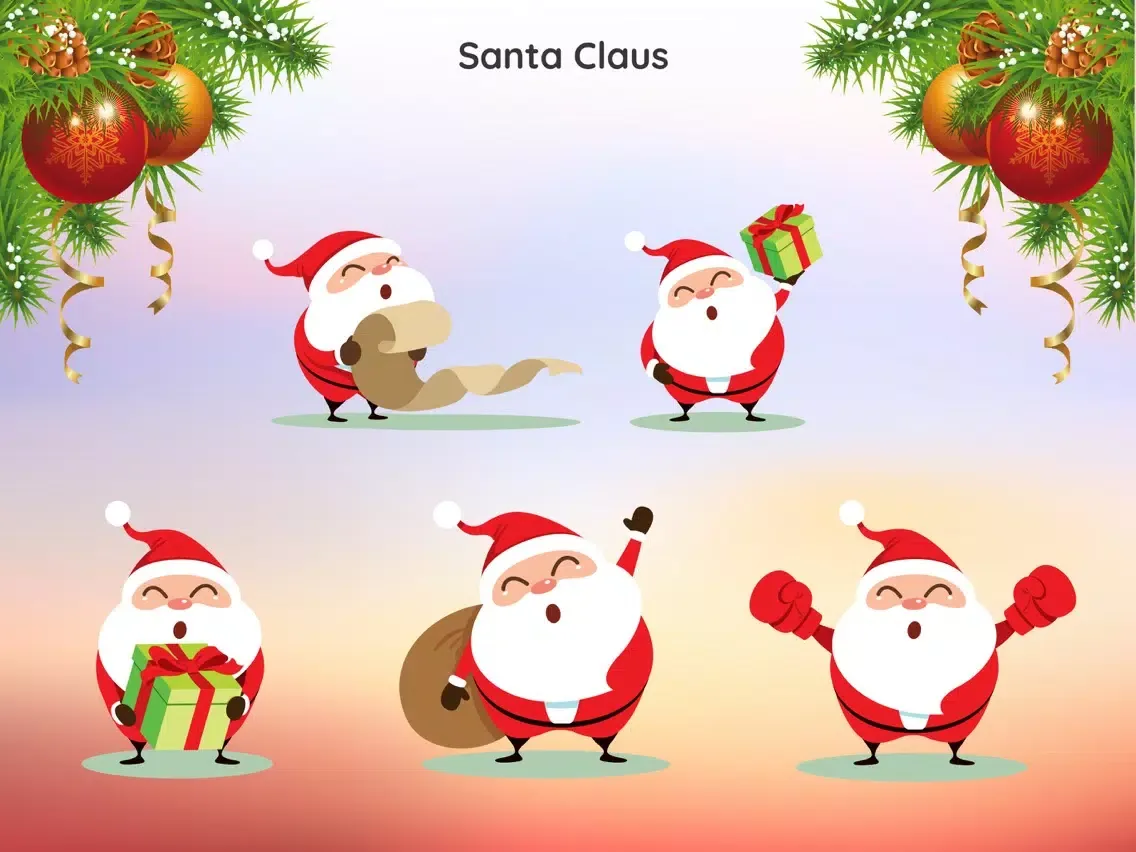 Capturas de pantalla de Santa Claus Christmas Sticker iPad 
