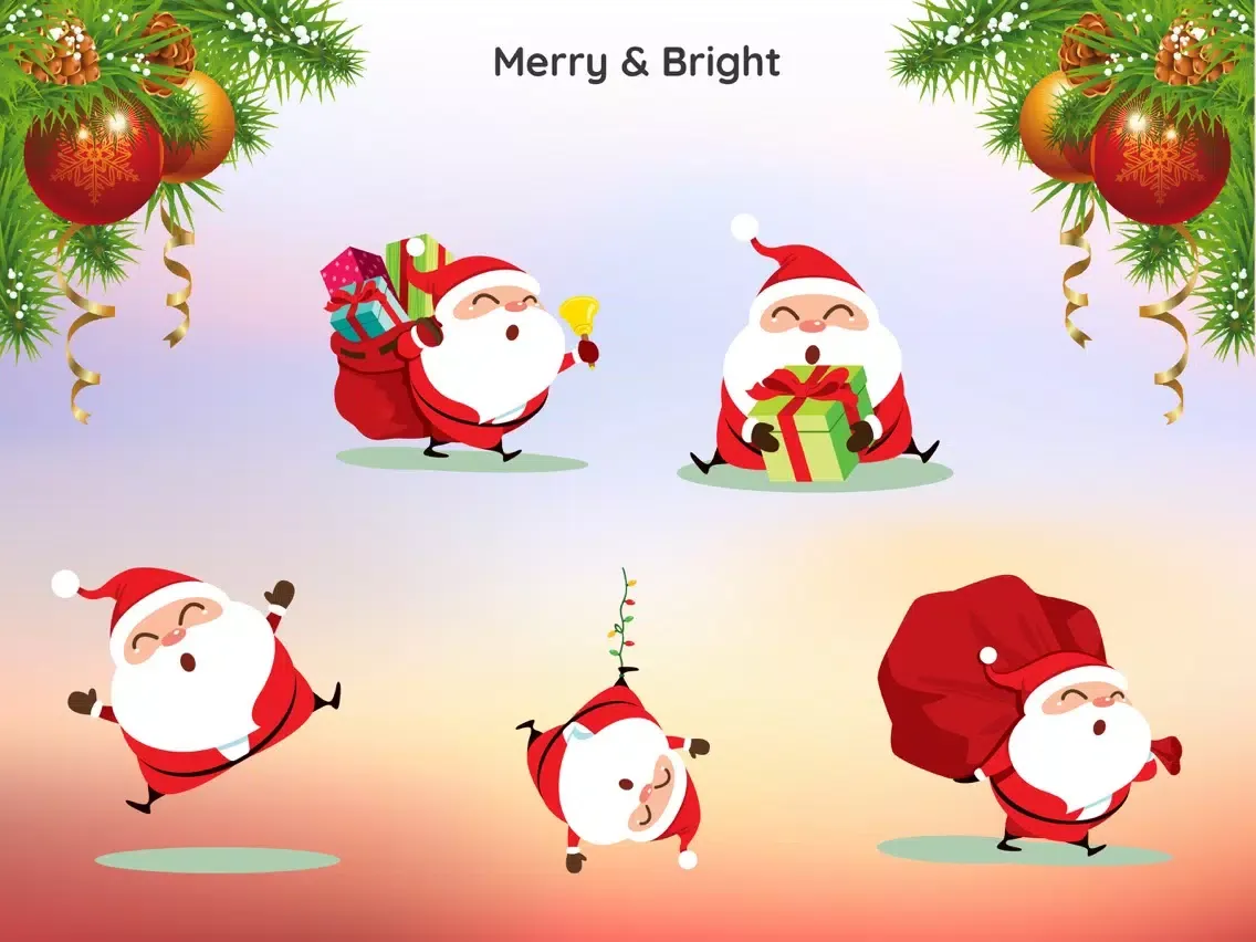 Capturas de pantalla de Santa Claus Christmas Sticker iPad 