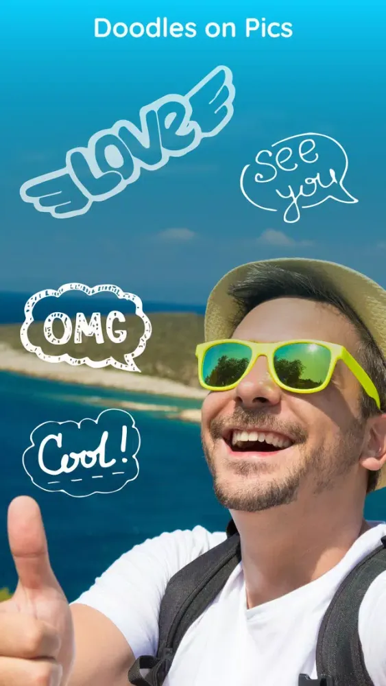 Capturas de tela do Doodles Text Chat Sticker Pack