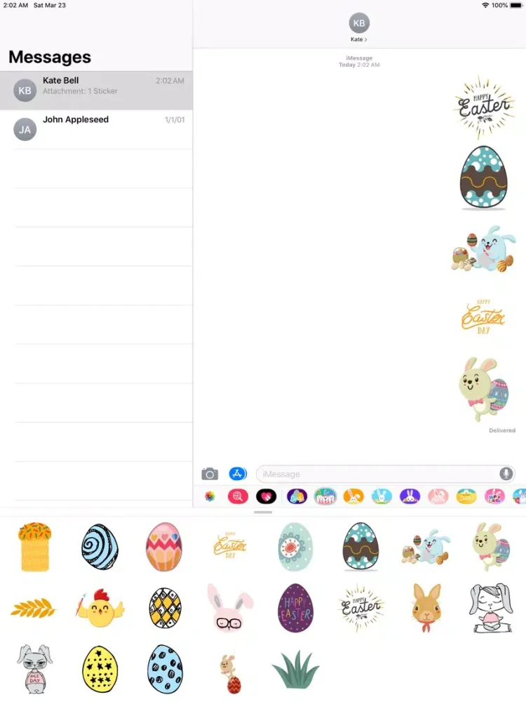 Ảnh chụp màn hình của Happy Easter Egg Hunt Greeting iPad 