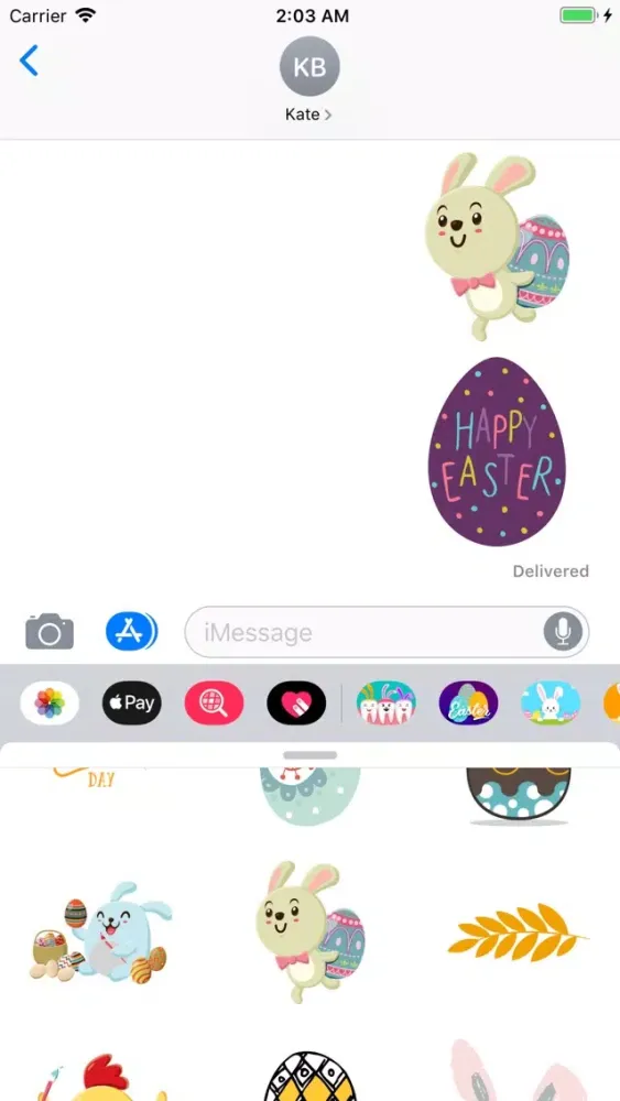 Ảnh chụp màn hình của Happy Easter Egg Hunt Greeting