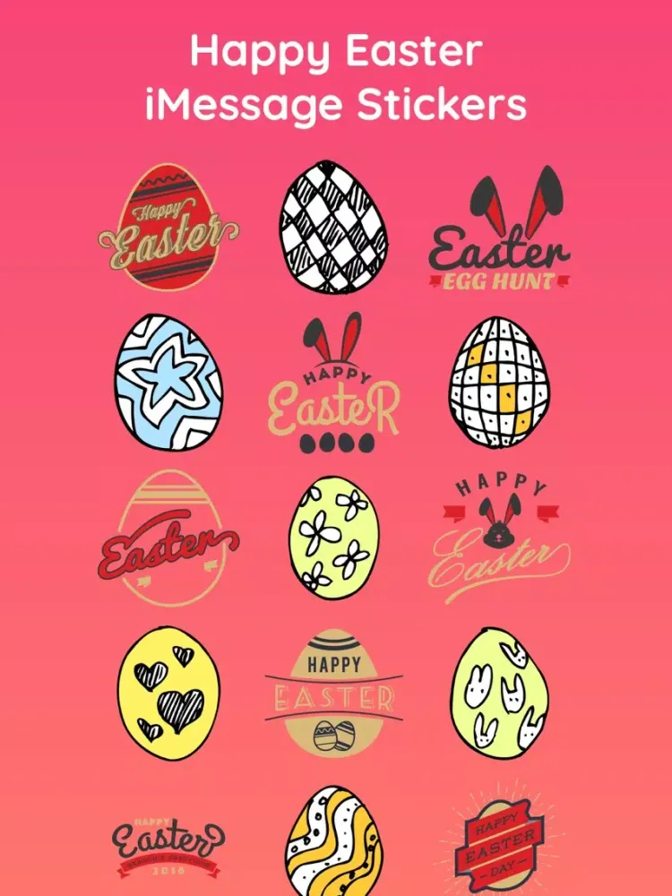 Beautiful Easter Bunny Egg App iPad  Screenshots