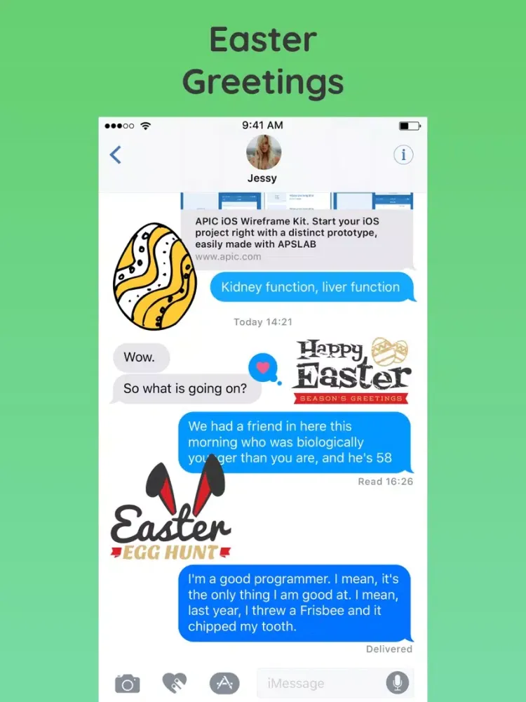 Beautiful Easter Bunny Egg App iPad  Screenshots