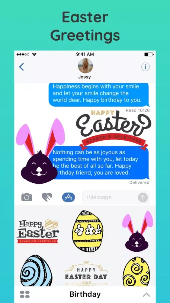 Beautiful Easter Bunny Egg App Screenshots