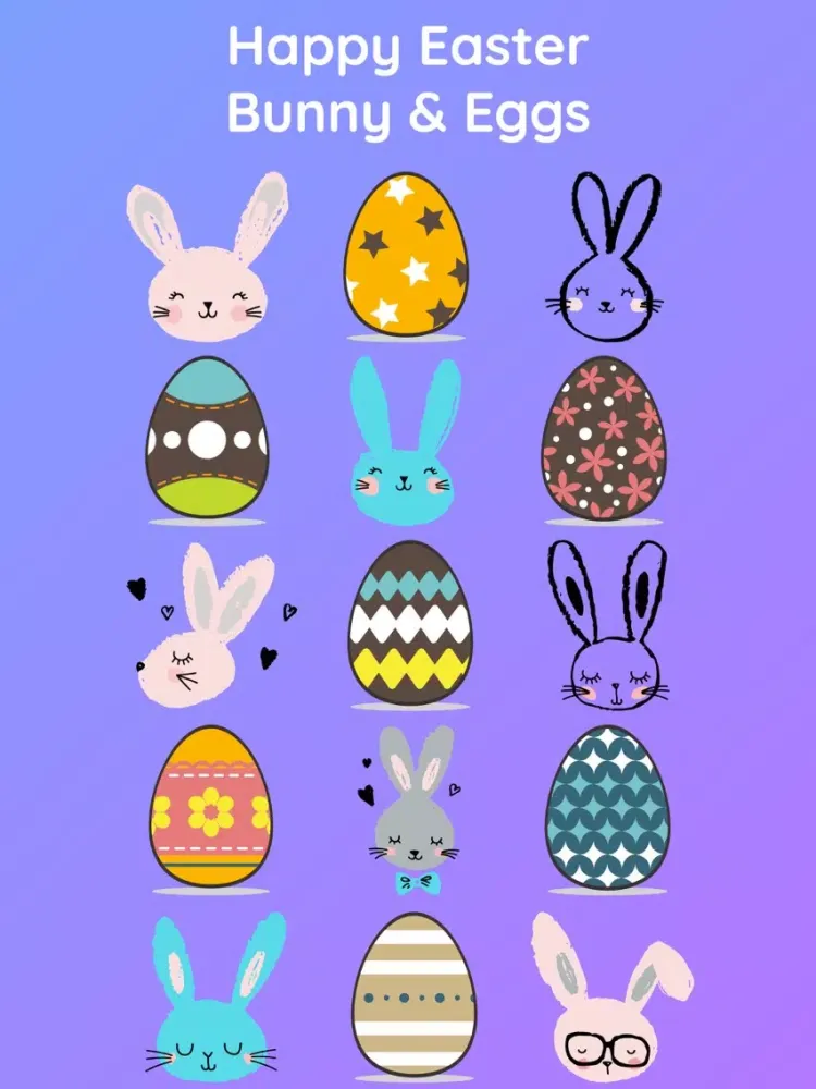 Capturas de tela do Happy Easter with Bunny & Egg iPad 