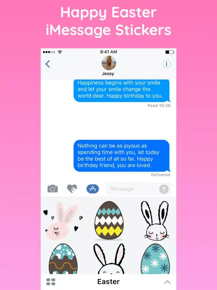 Capturas de tela do Happy Easter with Bunny & Egg iPad 