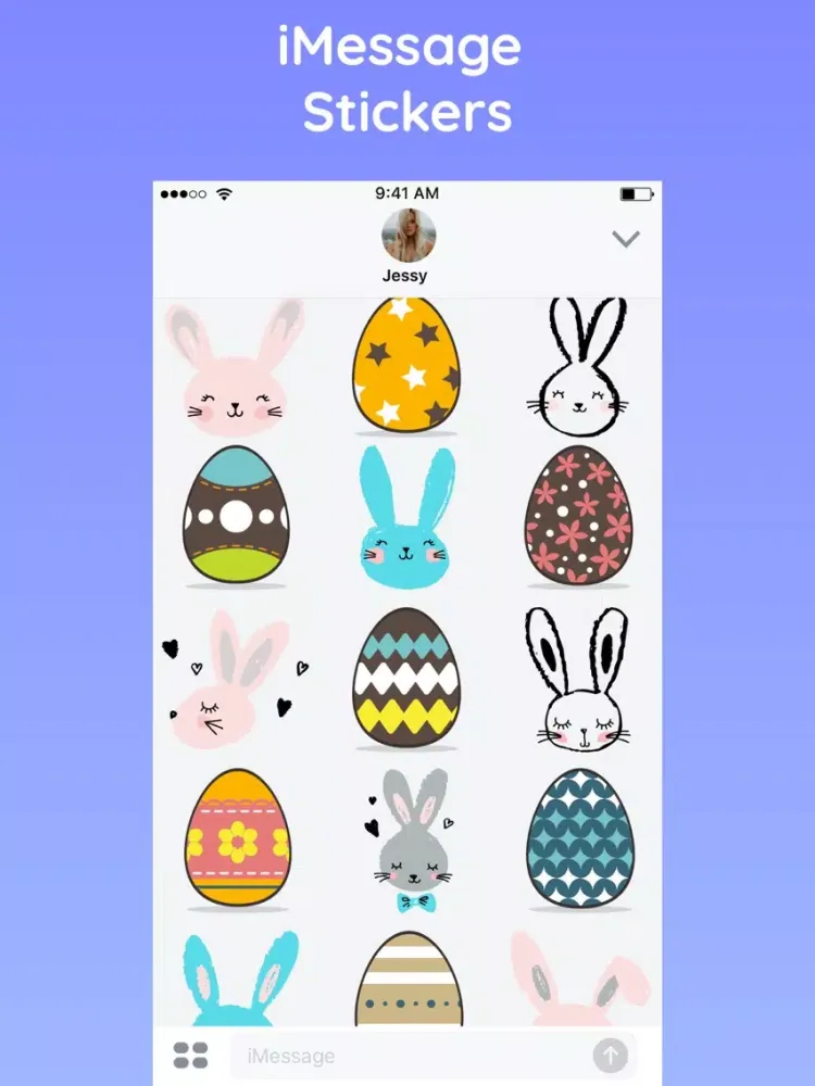 Capturas de tela do Happy Easter with Bunny & Egg iPad 