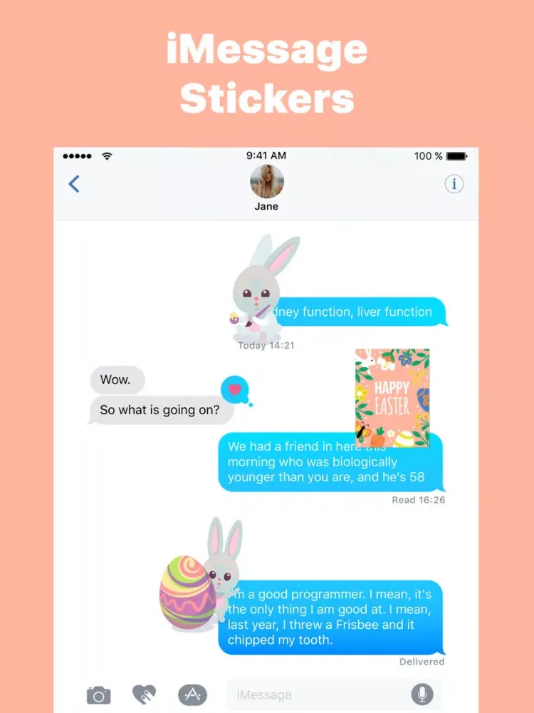 Easter Countdown Stickers Pack iPad  스크린샷