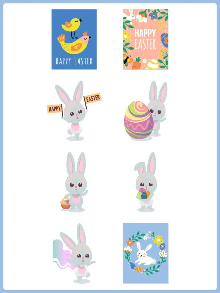 Easter Countdown Stickers Pack iPad  스크린샷