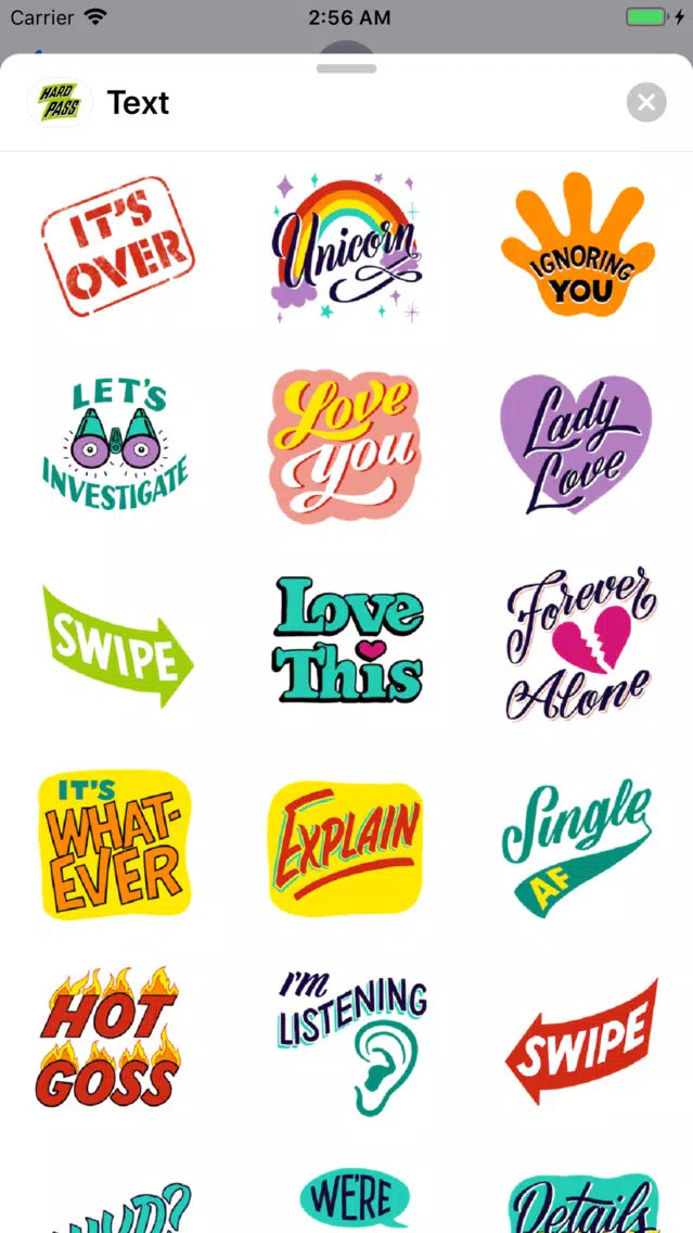 Capturas de pantalla de Text Trends Social Sticker Emo